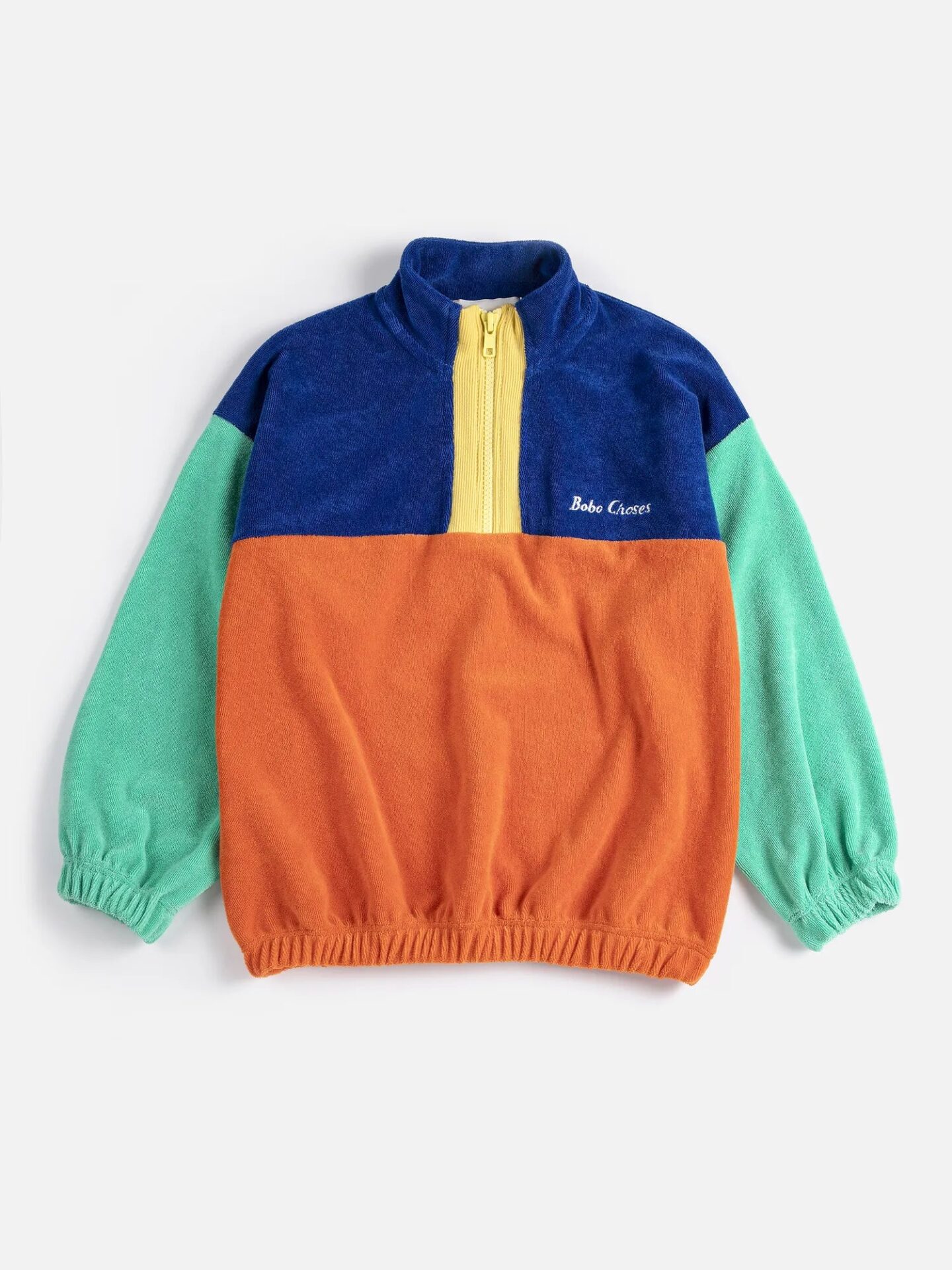 Bobo Choses Color Block Zipped Sweatshirt - Image 2