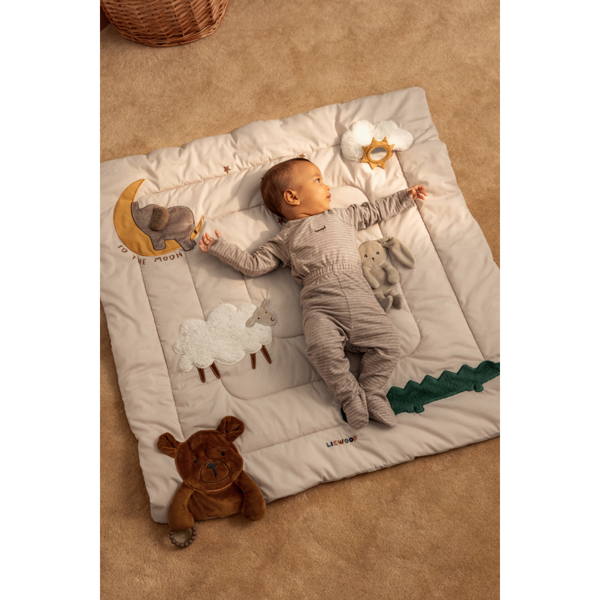 Baby activity blanket - Liewood Bernet organic cotton - Image 2