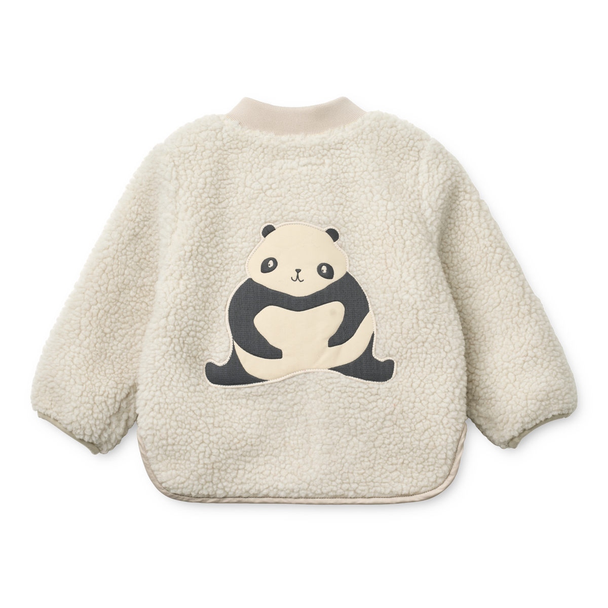 Lora Pile Jacket, Sandy, Panda – Liewood - Image 2