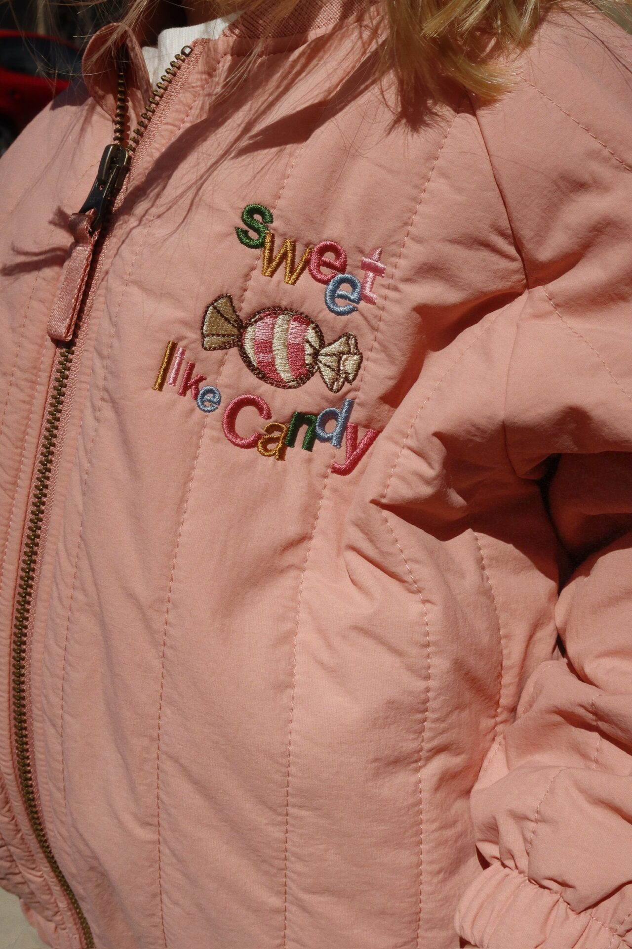 Juno Bomber Jacket, Sweet Like Candy, Cameo Brown – Konges slojd - Image 6