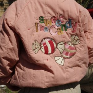 juno bomber jacket sweet like candy cameo brown by konges sløjd