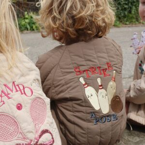 juno bomber jacket strike a pose walnut by konges sløjd