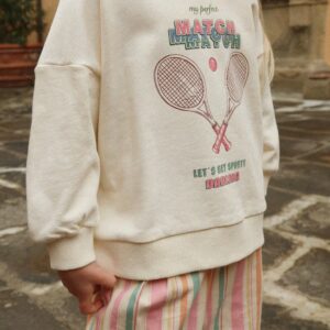 loupy lou sweatshirt my perfect match buttercream by konges sløjd