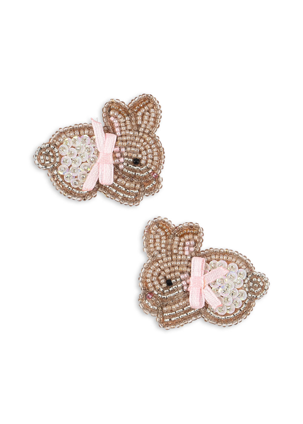 2 Pack Beaded Bunny Hair Clips – Konges Slojd - Image 5