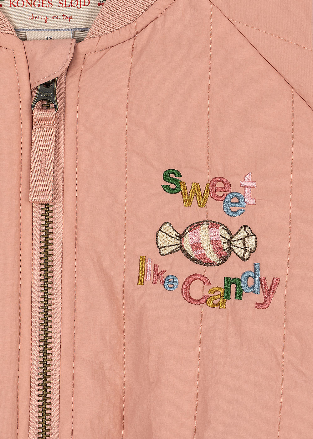 Juno Bomber Jacket, Sweet Like Candy, Cameo Brown – Konges slojd - Image 9