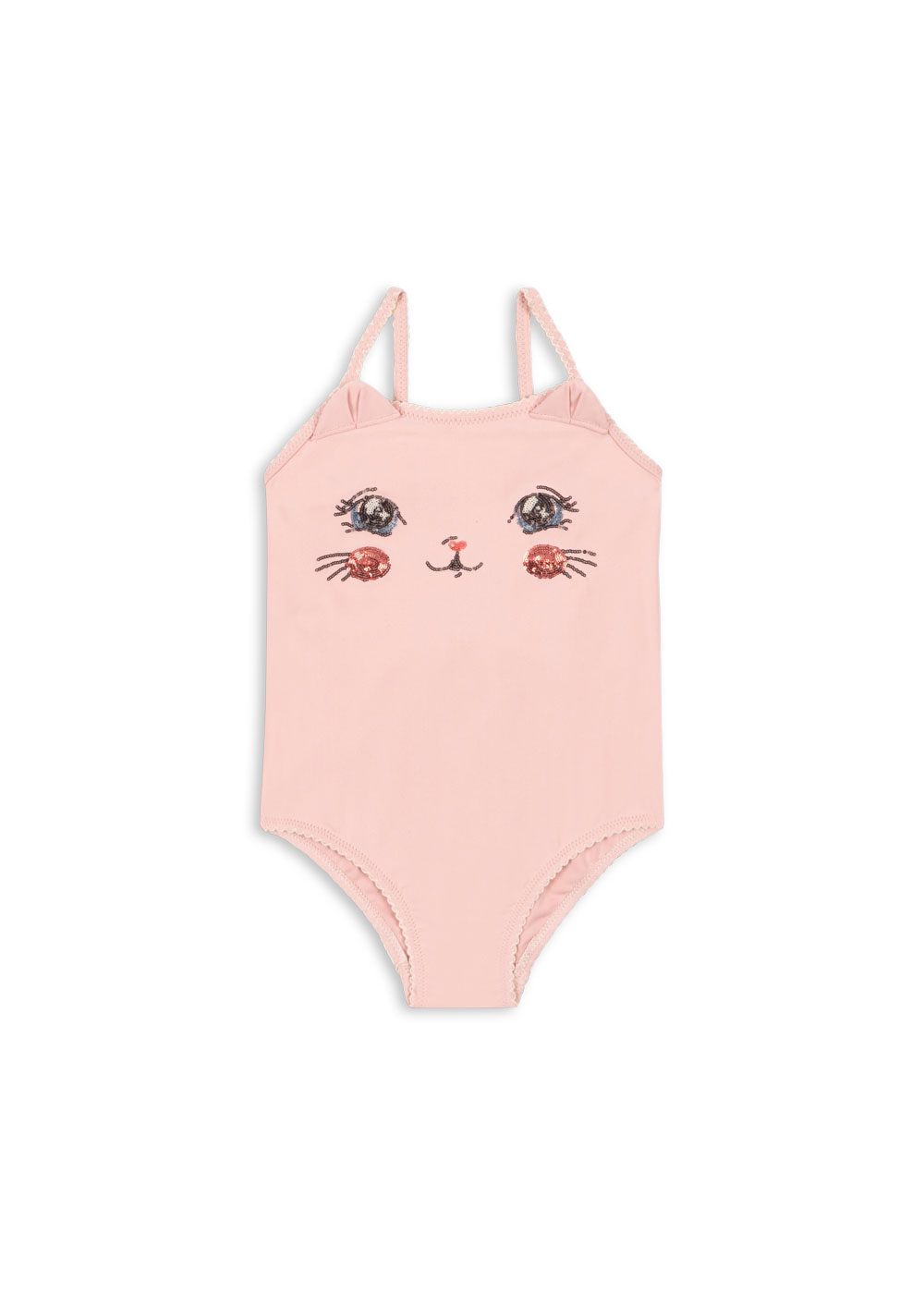 Konges Slojd Kitty Swimsuit – Pink Recycled One Piece - Image 4