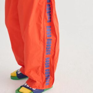 Modern Tracksuit Pants Red by Bobo Choses recycled polyamide kids pants