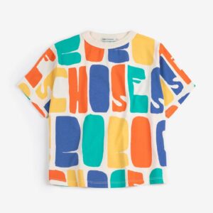 Bobo Choses multicolor T-shirt all over print front view