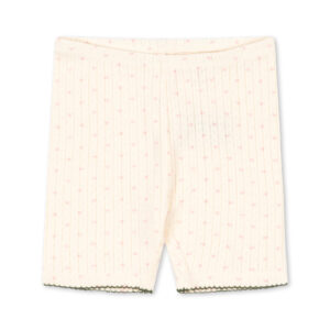 Minnie Short Pointelle Leggings GOTS by Konges Slojd - organic cotton knee-length baby leggings